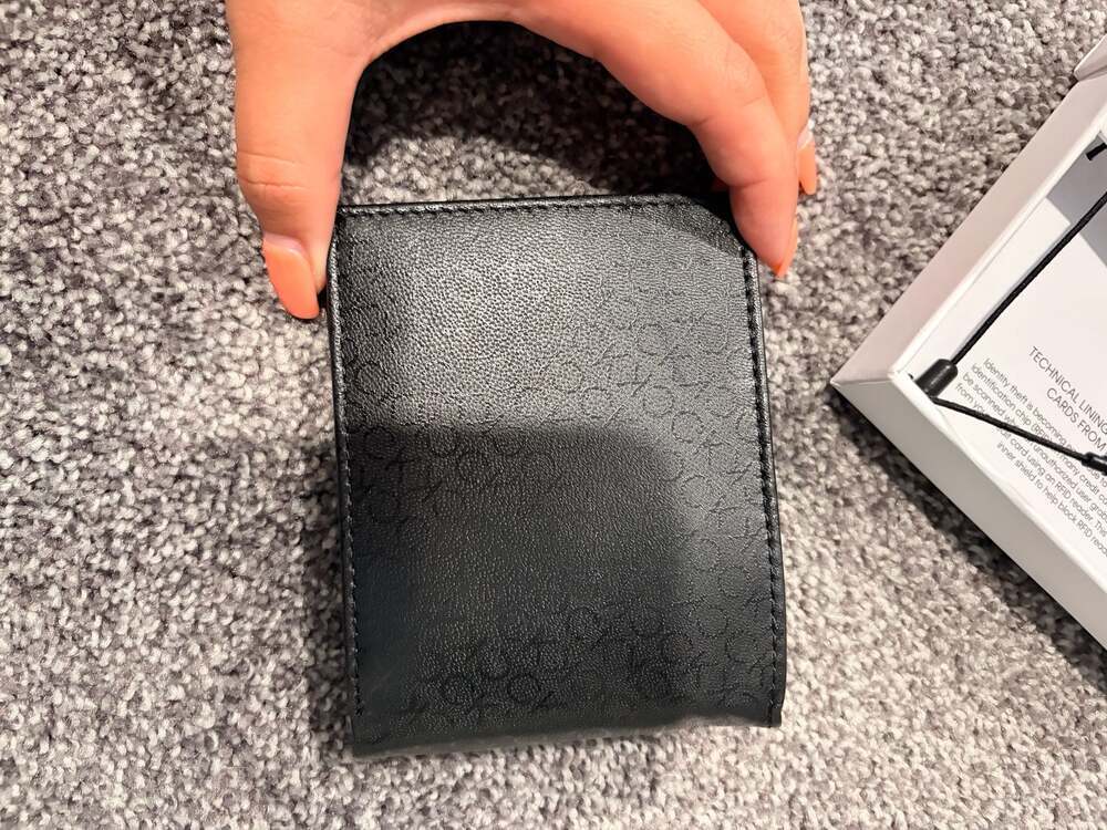 Calvin Klein RFID Protected Leather Bifold Wallet with Monogram Print - Picture 2 of 11